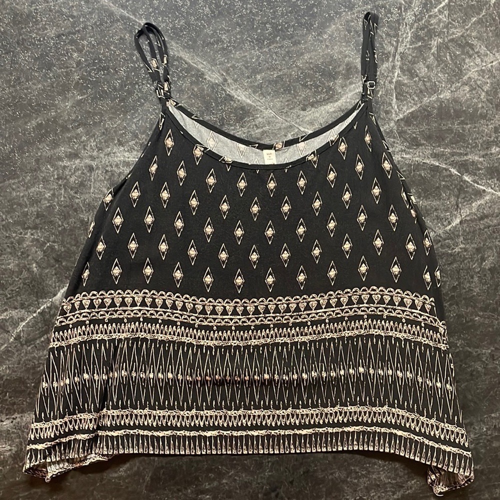 Mudd flowy cropped tank